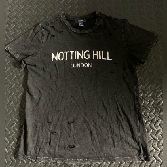 forever 21 distressed short sleeve graphic tee size small - Picture 1 of 3